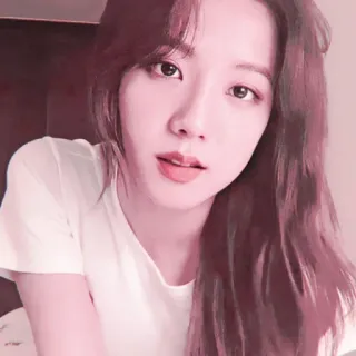 😶 Jisoo kpop, cantante, asiática, mujer, retrato, celebridad telegram sticker