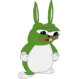 🐰 pepe, frosch, hase, meme, chungus telegram sticker