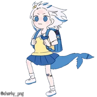 🥳 Gawr Gura Hololive whatsapp sticker