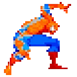 🕸 Spider-Man superhero, pixel art, comic book, marvel, spider telegram sticker