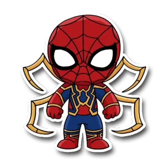 🕷 Spider-Man Spider-Man, superhero, marvel, comic book, cartoon, character telegram sticker