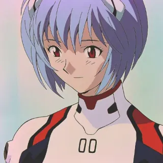 ☺️ Rei Ayanami Neon Genesis Evangelion 00 アニメ, 女の子, 綾波レイ, エヴァンゲリオン, キャラクター telegram sticker