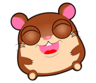 😂 hamster, cartoon, animal, cute, happy telegram sticker