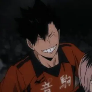 🌟 Kuroo Tetsurou Haikyuu!! 音駒 anime, haikyuu, kuroo tetsurou, nekoma, volleyball telegram sticker