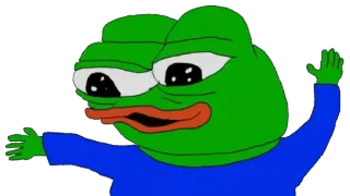 💃 pepe, frog, meme, emoticon telegram sticker