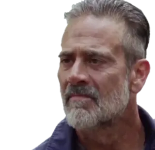 😠 Negan The Walking Dead negan, the walking dead, personagem, série de tv telegram sticker