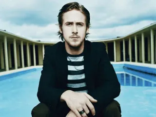 😐 Ryan Gosling actor, retrato, hombre, famoso, Ryan Gosling telegram sticker