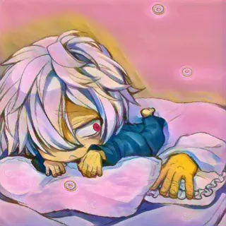 😚 anime, cute, sleeping, cartoon, manga telegram sticker