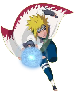 😠 Minato Namikaze Naruto anime, character, ninja, minato, naruto, manga whatsapp sticker