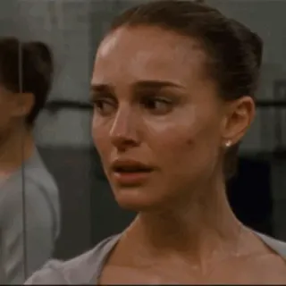 🔮 Natalie Portman, atriz, balé, bailarina, espelho telegram sticker