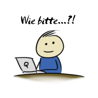😊 strichmännchen, computer, laptop, cartoon, arbeit whatsapp sticker
