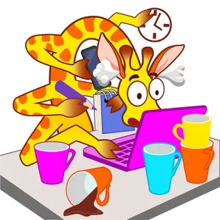 Giraffe_Shtogren telegram stickers