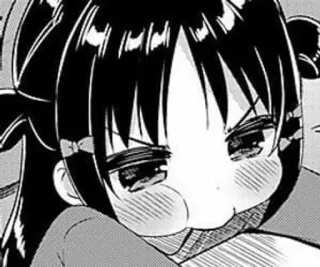 🖤 Anime, Manga, Cartone animato, Ragazza telegram sticker