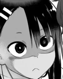 🍩 Nagatoro Don't Toy with Me, Miss Nagatoro Anime, Manga, Kreskówka, Nagatoro, Miss Nagatoro, Śmieszne, Wyraz telegram sticker