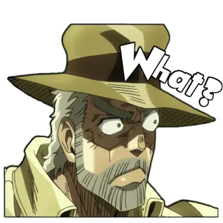 😦 What? vraag, verward, uitdrukking, anime, sticker telegram sticker