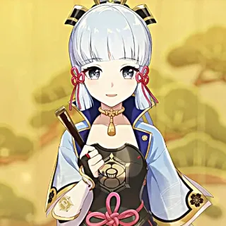 ❄️ Ayaka Genshin Impact Anime, Genshin Impact, Ayaka, Karakter, Game, Video game telegram sticker