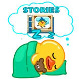 💤 Sally Line Friends STORIES telegram sticker