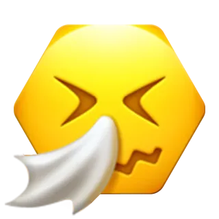 🤧 emoji, sneezing, sick, flu, cold telegram sticker