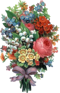 💐 fiori, bouquet, floreale, composizione, nastro, rose whatsapp sticker