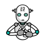 😘 i!i! หุ่นยนต์, แอนดรอยด์, การ์ตูน, สติกเกอร์ telegram sticker
