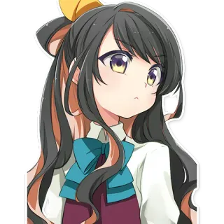👀 Anime, Menina, Fofa, Adesivo telegram sticker