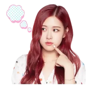 🤔 Rosé K-Pop, Sängerin, Rosé, Blackpink, weiblich, Promi, Popstar whatsapp sticker