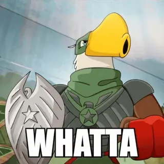 🛡 WHATTA 만화, 새, 독수리, 슈퍼히어로, 동물 telegram sticker