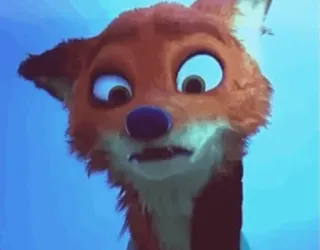 😟 Nick Wilde Zootopia raposa, animal, desenho animado, engraçado, meme, zootopia, nick wilde telegram sticker