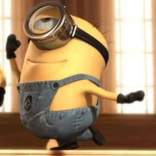 🕺 Minion Despicable Me minion, cartoon, funny, animation, yellow, character telegram sticker
