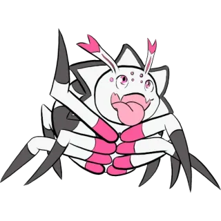 🤪 spider, cartoon, cute, insect, animal telegram sticker
