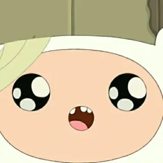 😋 Finn Adventure Time cartoon, adventure time, finn, finn the human, animated telegram sticker