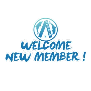 🙌 WELCOME NEW MEMBER! willkommen, neues Mitglied, Grüße, Feier telegram sticker