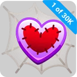 🎁 1 of 30K หัวใจ, เว็บ, สติกเกอร์, ความรัก, ตะเข็บ telegram sticker