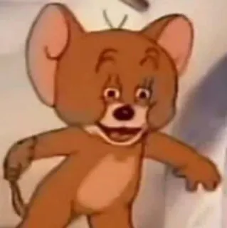 😺 Jerry Tom and Jerry cartone animato, topo, divertente, animazione telegram sticker