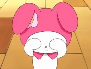 🥺 My Melody 마이멜로디, 산리오, 귀여운, 만화 telegram sticker