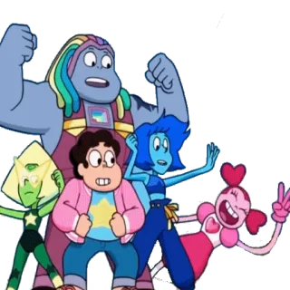 ✌ Steven Universe kartun, Steven Universe, Spinel, Lapis Lazuli, Peridot whatsapp sticker