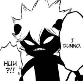 😐 HUH ?!!
I DUNNO. Anime, Mangá, Confuso, Inseguro, Questionando telegram sticker