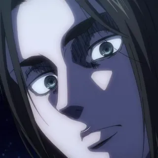 🍥 Eren Yeager Attack on Titan anime, eren yeager, attack on titan, manga, shonen telegram sticker