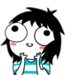 ☺️ cartone animato, personaggio, carino, ragazza, anime, illustrazione telegram sticker