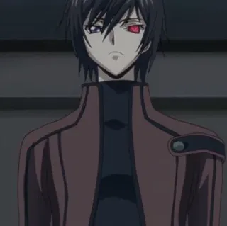 🥀 Lelouch Lamperouge Code Geass Anime, Personaggio, Lelouch, Code Geass whatsapp sticker