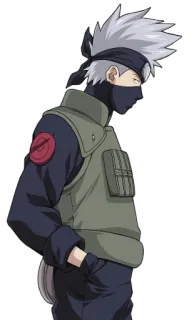 😒 Kakashi Naruto anime, character, kakashi, naruto, ninja telegram sticker