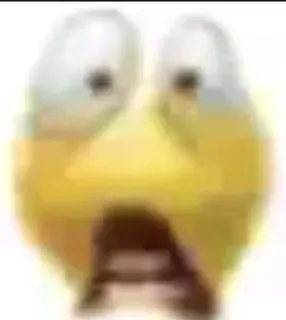 🤩 Emoji, Schockiert, Lustig, Meme, Ausdruck whatsapp sticker