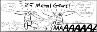 🤖 Metal Gear yo boy SUP 25 Metal Gears! More hope you got some chaff grenades AAAAAAAAA Metal Gear, video game, chaff grenades, meme, metal gear ray telegram sticker