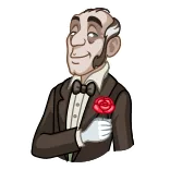 Butler Alfred telegram stickers