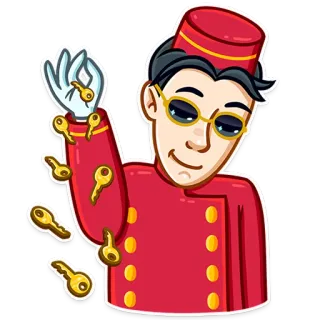 Bellboy telegram stickers