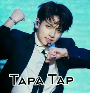 🤔 TAPA TAP osoba, mężczyzna, krawat, garnitur, kpop telegram sticker