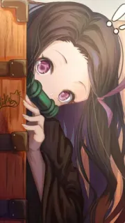 ❤️ Nezuko Kamado Demon Slayer Anime, Garota, Demon Slayer, Nezuko, Nezuko Kamado, Fofa, Mangá whatsapp sticker