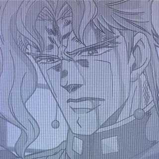 😐 Kakyoin Noriaki JoJo's Bizarre Adventure Anime, Manga, Kakyoin, Jojo, Aneh, Petualangan telegram sticker