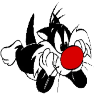 😌 Sylvester Looney Tunes cat, cartoon, Looney Tunes, Sylvester, animation telegram sticker