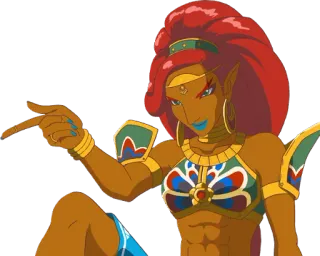 👈 Urbosa The Legend of Zelda: Breath of the Wild zelda, urbosa, breath of the wild, video game, character telegram sticker